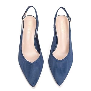 靴 Pointed Sling Back Mules Amazon.com | Frank Mully Women's Slingback Heels Pointed Toe